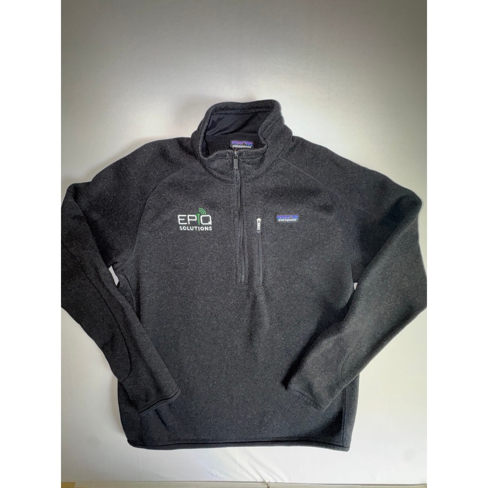 Patagonia Better Sweater 1/4 Zip Pullover Mens Large Grey Fleece Gorpcore Hiking